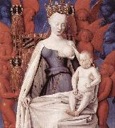 FOUQUET, Jean Virgin and Child Surrounded by Angels dfg oil painting